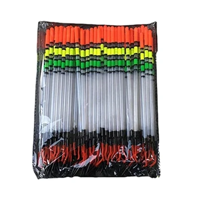 Afbeelding van Visdobbers en Dobbers 80 stks/set Verdikte Verticale Heldere Kleur Bobbers,Hengeluitrusting voor professioneel visgerei Leryveo