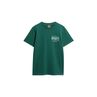 Afbeelding van Superdry Tshirt print, Heren, Maat: Small, Bengreen marl