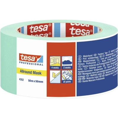 Afbeelding van tesa ALLROUND MASK 04352 00004 00 Maskeertape Mint (l x b) 50 m mm 1 stuk(s)