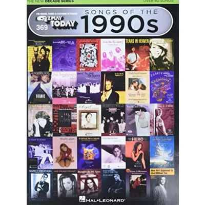 Afbeelding van Songs of the 1990s new decade series piano, voix, guitare: E Z Play® Today Volume 369