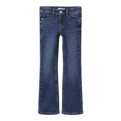 Afbeelding van NAME IT meisjes jeansbroek, donkerblauw (dark blue denim), 116