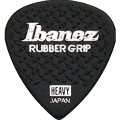 Afbeelding van Ibanez PA16HRG BK Rubber Grip Plectrums 1.0mm (Black) Plectrum set