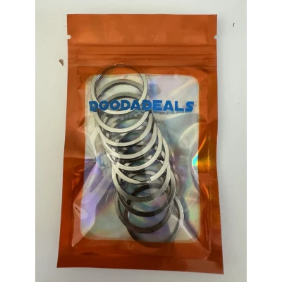 Afbeelding van Doodadeals® 10 pack Platte Sleutelringen 30 mm Splitringen Sleutelhanger Ringen Maken