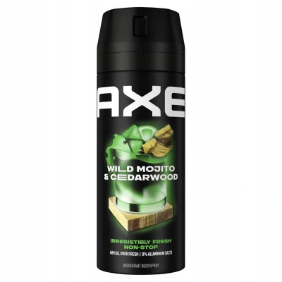 Afbeelding van Axe Wild Mojito &amp; Cedarwood Deodorant Bodyspray 150ML