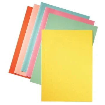 Afbeelding van Esselte dossiermap geel, papier van 80 g/m², pak 250 stuks