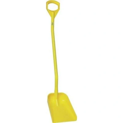 Afbeelding van Vikan Ergonomische Schop met Klein Blad 128cm Geel