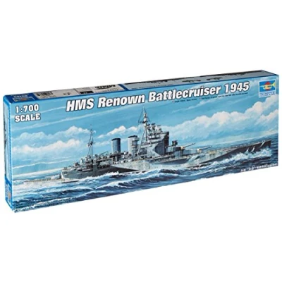 Afbeelding van Trumpeter 1:700 HMS Renown Battlecruiser (1945) Model Kit, Leeftijd 14+