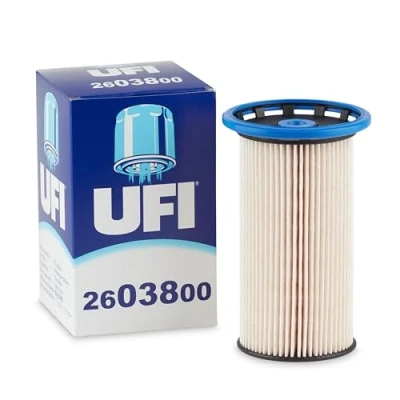 Afbeelding van UFI Filters, Brandstoffilter 26.038.00, Voor Vervanging, Geschikt Auto&#039;S, Toepasbaar Op Verschillende Modellen Zoals Audi, Seat, Skoda En Volkswagen