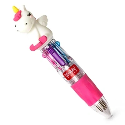Afbeelding van Legami 4 kleuren pen Unicorn Mini Magic Rainbow