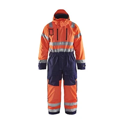 Afbeelding van Blaklader Winteroverall High Vis 6763 1977 Oranje/Marineblauw D108