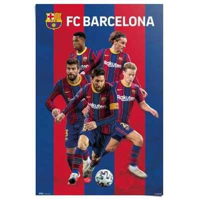 Afbeelding van Reinders! Poster FC Barcelona Camp Nou Spanje speler