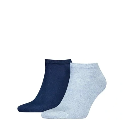 Afbeelding van Tommy Hilfiger Sokken 2P Men Sneaker Sock Blauw/Licht Maat 39/42 Heren