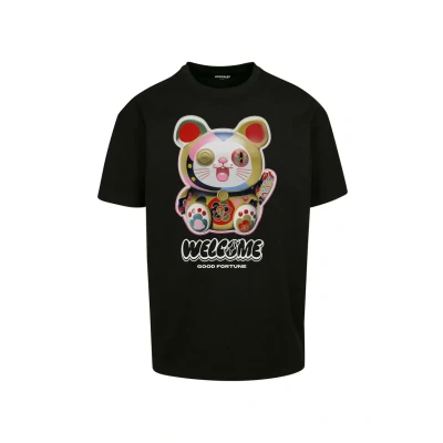 Afbeelding van Upscale by Mister Tee Welcome CAT Heavy Tshirt print, Heren, Maat: XS, Black