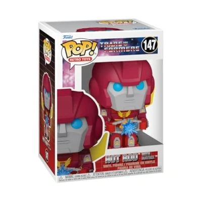 Afbeelding van Transformers Retro Series POP! TV Vinyl Figure Hot Rod w/Matrix 9 cm