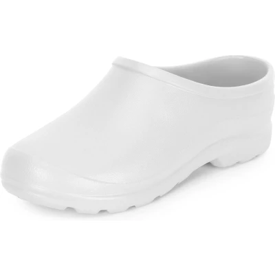 Afbeelding van Ladeheid Unisex Clogs Tuinklompen Tuinschoenen Lichte Dames Heren Wit 37 LA DW Xclap
