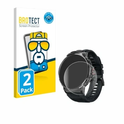 Afbeelding van BROTECT Volledig scherm beschermer, Smartwatch beschermfolie, Transparant