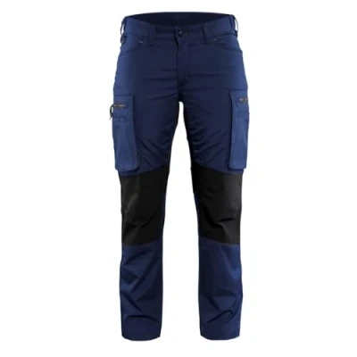 Afbeelding van Blaklader Dames Service werkbroek Stretch 7159 1845 Marineblauw/Zwart