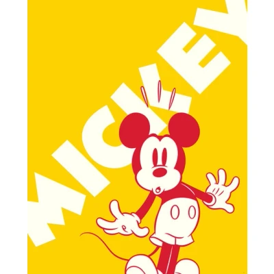 Afbeelding van Komar Vliesbehang Mickey Contrast (1 stuk)