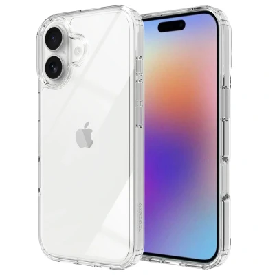 Afbeelding van Apple iPhone 17 Hoesje Kunststof Accezz Softcase/Backcover Transparant Telefoonhoesje Shockproof/Valbescherming