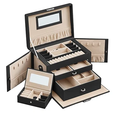 Afbeelding van Sieraden Organizer Juwelendoos/Sieradendoos Travel Sieradenorganizer