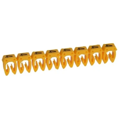 Afbeelding van Legrand 038214 Markeerclip Opdruk 4 Buitendiameter 2 tot 3.20 mm