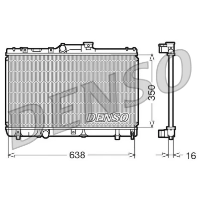 Afbeelding van Denso Radiateur DRM50013
