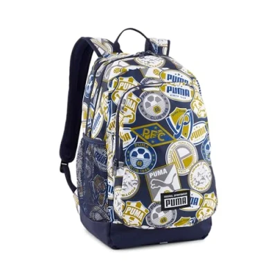 Afbeelding van Puma Academy Rugzak, Maat: One Size, Navy soccer badges aop