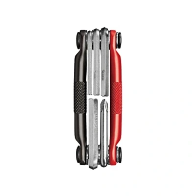 Afbeelding van Crankbrothers multitool M5 zak model zwart/rood 5 delig