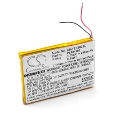 Afbeelding van vhbw Reserveaccu voor Teasi PL784262 GPS navigatie (2500mAh, 3,7V, Li Polymeer)