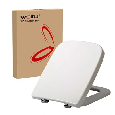 Afbeelding van WOLTU WS2615 Toiletbril WC bril met Quick Release,Wc deksel Toiletdeksel Softclose functie,Wit