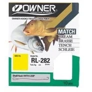 Afbeelding van Owner RL282 MatchSchle #8 onderlijnen (10 stuks) Witvis