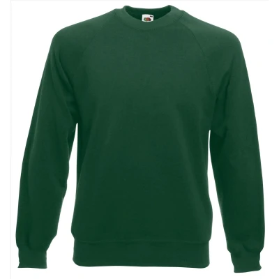 Afbeelding van Fruit of the Loom Classic Raglan Sweater Donkergroen XXL