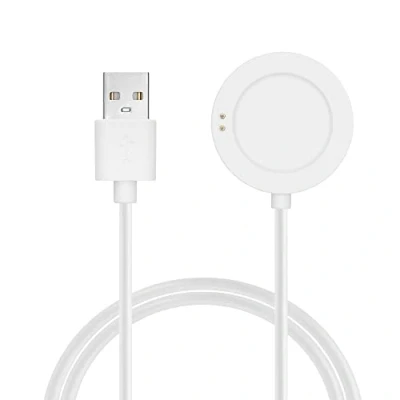 Afbeelding van kwmobile USB oplaadkabel geschikt voor Xiaomi Watch S2 (42mm / 46mm) kabel Laadkabel smartwatch in wit