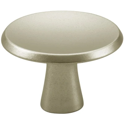 Afbeelding van Hermeta 3751 meubelknop rond 30 mm met bout M4 nieuw zilver EAN sticker 02E