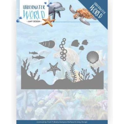 Afbeelding van Sea Life Cutting Die Underwater World by Amy Design