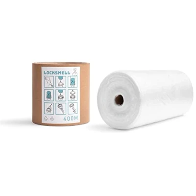 Afbeelding van LOCKSMELL Navulfolie (400m) Compatibel met Tommee Tippee Sangenic en Andere Luieremmercartridges Komt Overeen 32 navullingen + NAVULBUIS