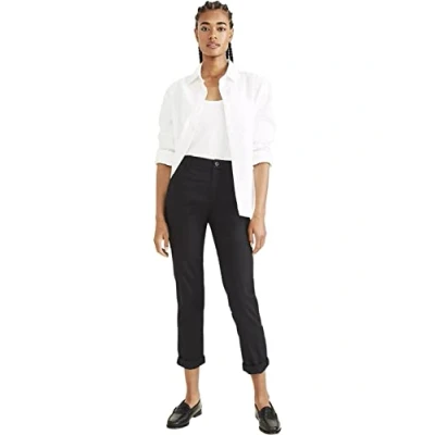 Afbeelding van Dockers Weekend Regular Slim Ankle Fit Chino Broek Zwart 28 / XL Vrouw