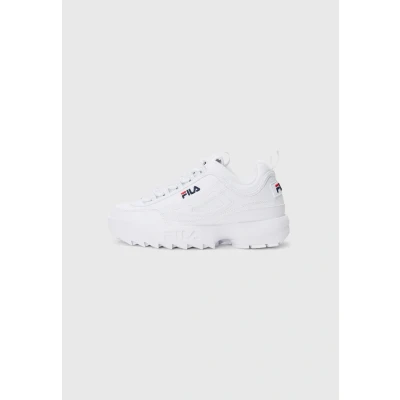 Afbeelding van Fila Disruptor KIDS Teens Unisex Sneakers laag voor kinderen, Maat: 39, White Hoogwaardig imitatieleer