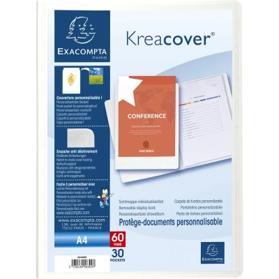 Afbeelding van Showalbum kreacover® vast rug 30 tassen 60 zicht Exacompta