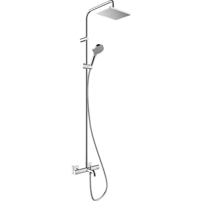 Afbeelding van hansgrohe vernis shape showerpipe met badthermostaat chroom 26284000