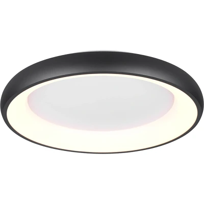 Afbeelding van Trio Led plafondlamp Cardona zwart Ø 60cm 649616032