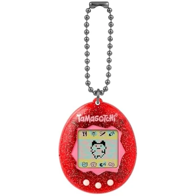 Afbeelding van Bandai Tamagotchi Original Color Collection Red virtueel elektronisch dier interactief speelgoed in het Italiaans kleur rood voor kinderen vanaf 8 jaar 46006