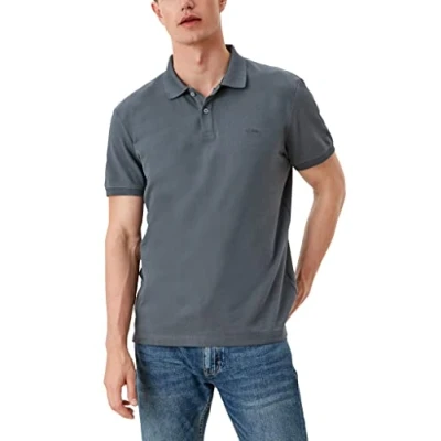 Afbeelding van s.Oliver poloshirt heren 10.3.11.13.121.2024581 , Grijs XL