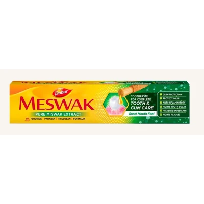 Afbeelding van Tandpasta Meswak, plantaardig (zonder fluoride), Dabur, 200 gram