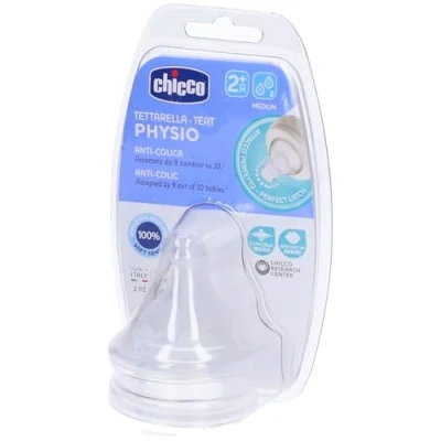 Afbeelding van Chicco Speen Fysiologisch Siliconen Transparant (2m+) 2 Stuks