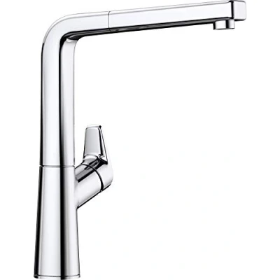Afbeelding van Blanco AVONA S keukenkraan met uittrekbare sproeikop chroom 521277