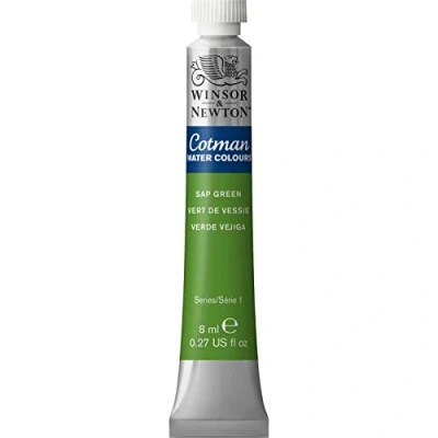 Afbeelding van Winsor &amp; Newton 8840112 Cotman aquarelverf Studio waterverf, levendige hoogwaardige kleuren met zeer goede verwerkingseigenschappen 8 ml tube Sap Green