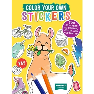 Afbeelding van Color Your Own Stickers: 500 Stickers to Design, Color, and Customize