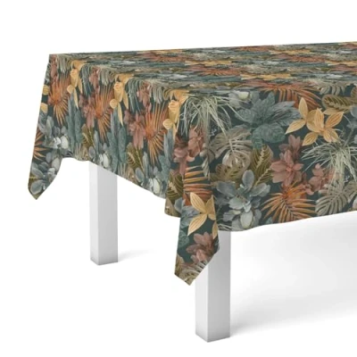 Afbeelding van Martina Home Tafelkleed van wasdoek ESLA UNIEK 100 x 140 cm