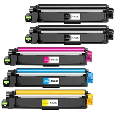 Afbeelding van TN 243 TN247 Toner compatibel met Brother 247 TN243 voor DCP L3550CDW HL L3230CDW MFC L3770CDW MFCL3750CDW L3750CDW L3210CW，5 tonercartridge